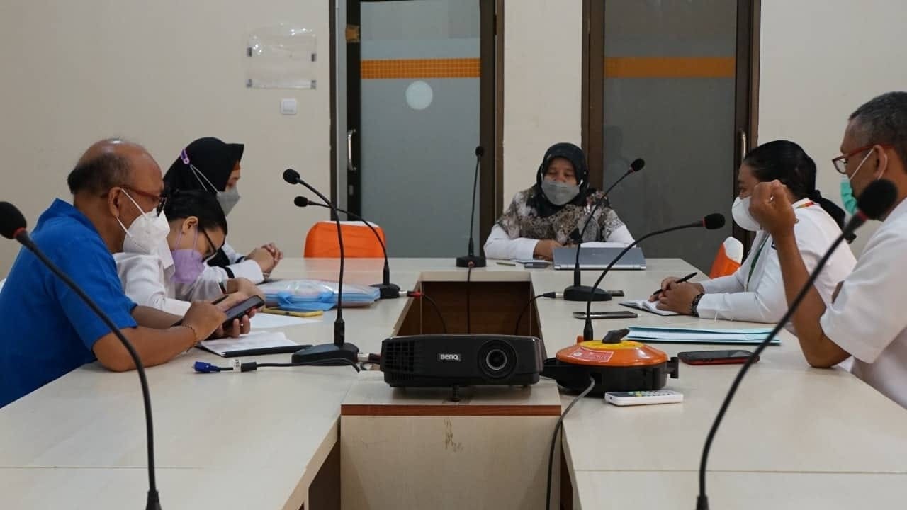 SPI RSJ MUTIARA SUKMA SELENGGARAKAN RAPAT EVALUASI TAHUN 2021